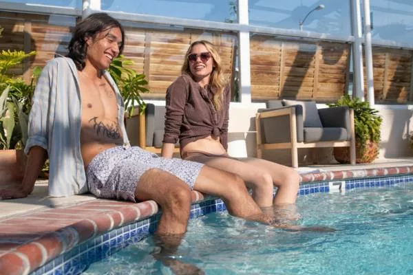 Outdoor pool at Laguna Surf Lodge