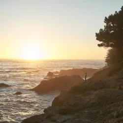 View of the Mendocino Coast