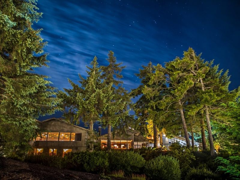 Salishan Coastal Lodge at Night